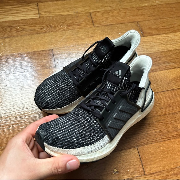 Womens Black Adidas Boost Shoes - Picture 4 of 9